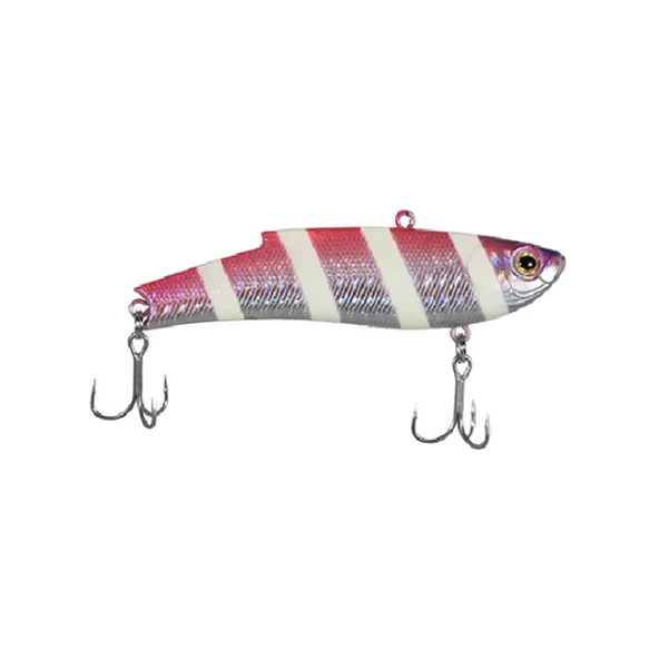 Ryuji Luffer 9cm 32gr Vibrasyon Yem Renk : Pink Zebra Glow ürün görseli 1