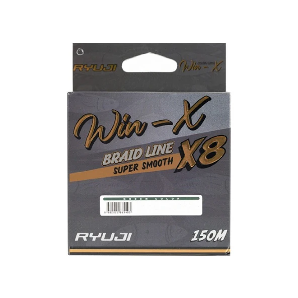 Ryuji Win-X 8B Green 150m İp Misina Kalınlık (mm) : 0,16mm ürün görseli 1