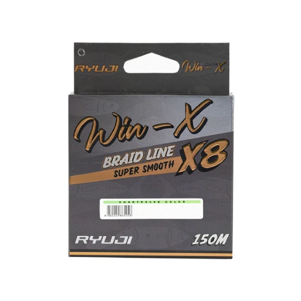 Ryuji Win-X 8B Chartreuse 150m İp Misina Kalınlık (mm) : 0,13mm ürün görseli 1