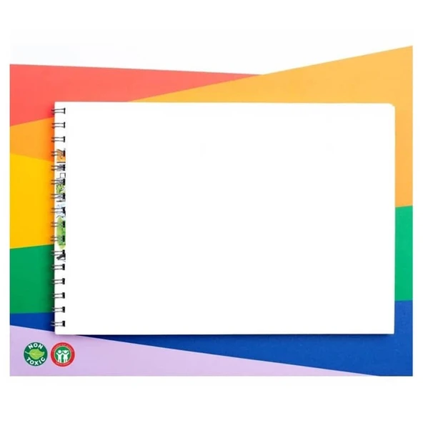 Miart Sanatsal Blok Defter 180 gr 25x35 cm 20 yp + 5 yp Fon Kartomu