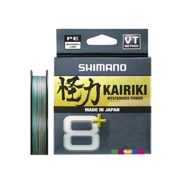 Shimano Kairiki+ 8B Multicolor 300m İp Misina Kalınlık (mm) : 0,13mm - 1