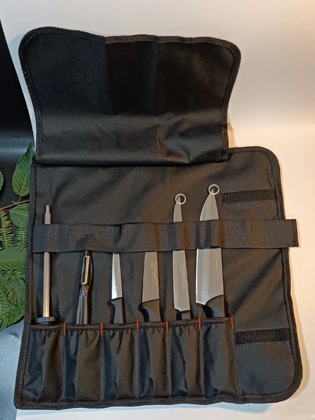 Sürbisa Orijinal 6 Bölmeli Bıçak Seti Çantası 43x43 cm - 5