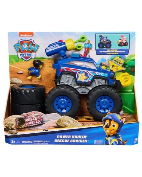 Paw Patrol Deluxe Kurtarma Aracı ve Chase Figürü Seti 20147069