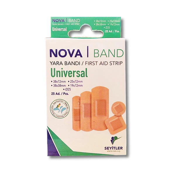 Nova Universal Yara Bandı 25 li (1 Adet) - 1