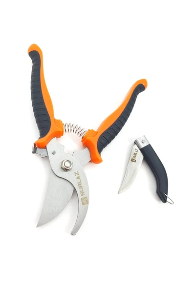 Budama Makası Narenciye Makası Mini Bıçak Set 2 Parça Set