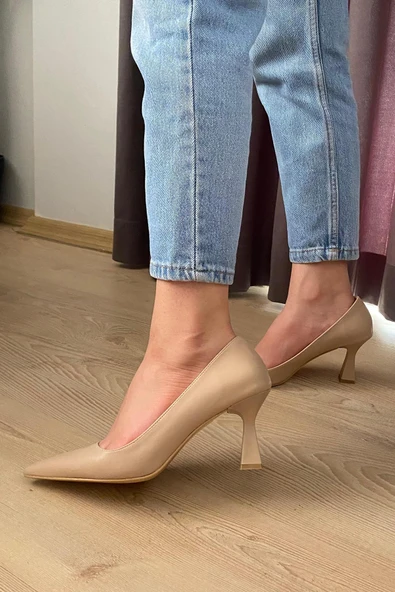Kadın Pael Nud Cilt 7 cm Topuklu Stiletto - 3