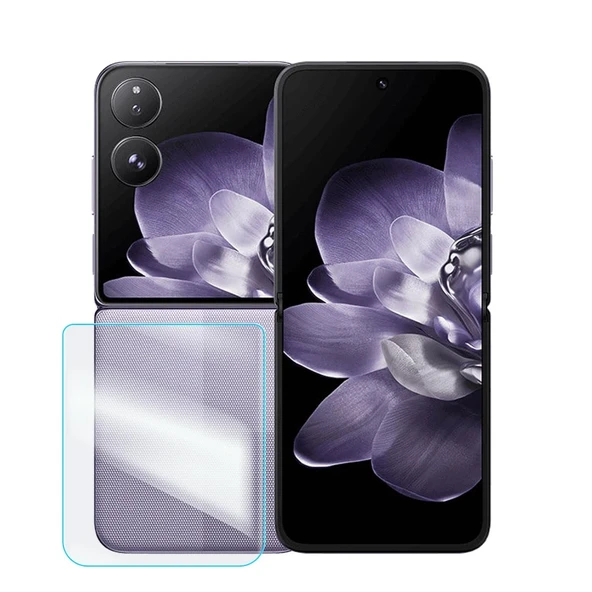 Xiaomi Mi Mix Flip 2 Uyumlu Ön+Arka Body Şeffaf Ultra koruyucu Nano Jelatin - Resim 3