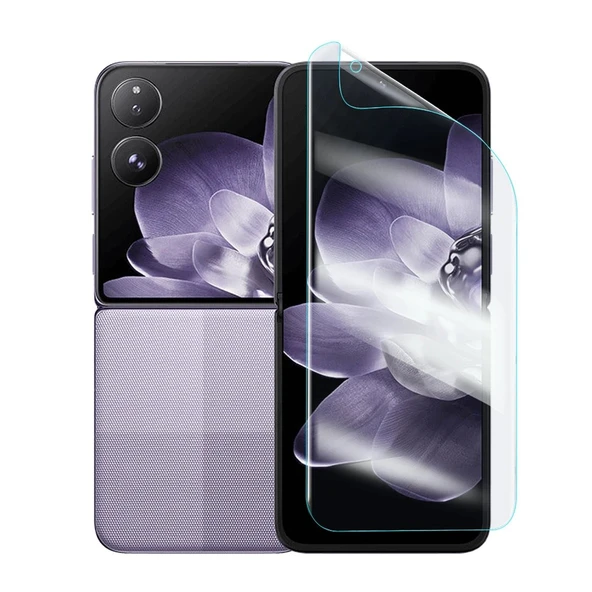 Xiaomi Mi Mix Flip  Uyumlu Ön+Arka Body Şeffaf Ultra koruyucu Nano Jelatin ürün görseli