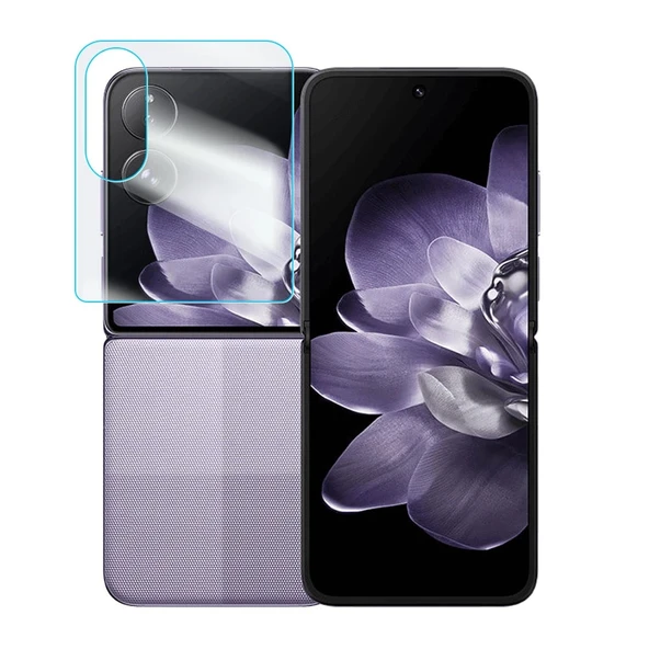 Xiaomi Mi Mix Flip  Uyumlu Ön+Arka Body Şeffaf Ultra koruyucu Nano Jelatin - Resim 2
