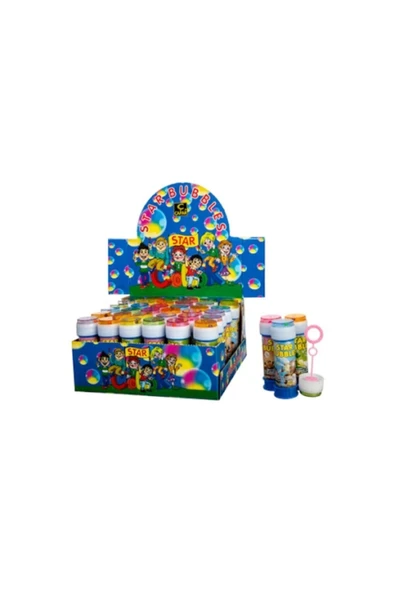 36 ADET Köpük Baloncuk Üflemeli Oyuncak Köpük Balon ürün görseli