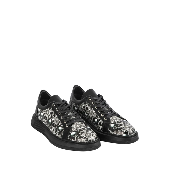 Fhoes 2614158  Hakiki Deri Erkek Sneaker Ayakkabı - Resim 6