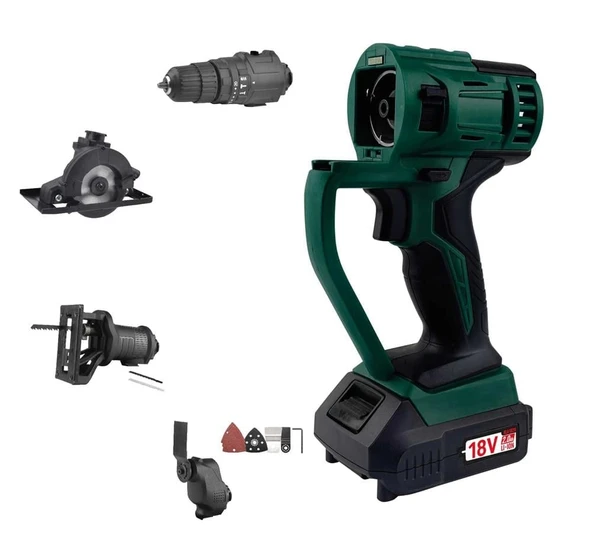 KLPro 18V 2.0 AH ŞARJLI MULTİ SET KLMS18-20 - 1
