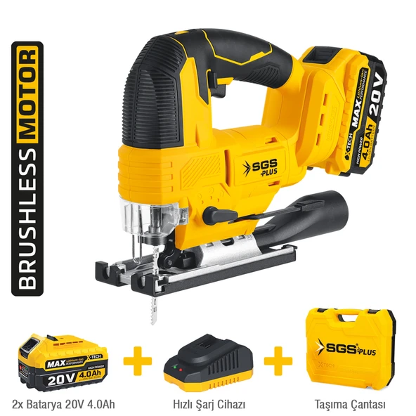 SGS AKÜLÜ DEKUPAJ TESTERE / 20 VOLT / 4 Ah / kömürsüz SGS5545 ürün görseli