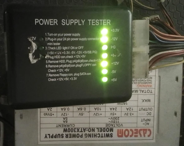 2.EL ÇALIŞAN KASADAN ÇIKMA 300W CASECOM POWERSUPPLY - 3
