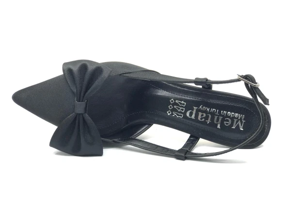 Mehtap Kurdela Detaylı Arkası Açık Stiletto Kadın Topuklu Ayakkabı - Resim 11