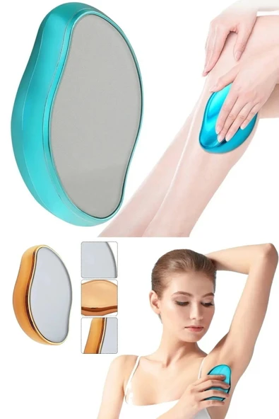 3'lü Set Ayak Bacak Peeling Kil Bakım Maske Kristal Epilasyon Taşı Ağda Aleti Tüy Dökücü Tüy Silğisi - 3