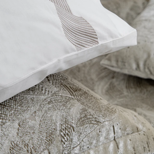 Schafer Home Leaf Çeyiz Seti 11 Parça-Krem - 4