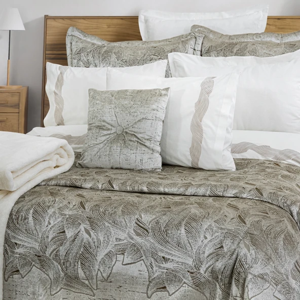 Schafer Home Leaf Çeyiz Seti 11 Parça-Krem - 2