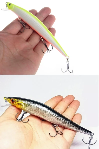 Rapala Lures Yapay Suni Balık Yemi Turna Levrek Lüfer yem Lrf Yem 2 Li Set - Resim 2