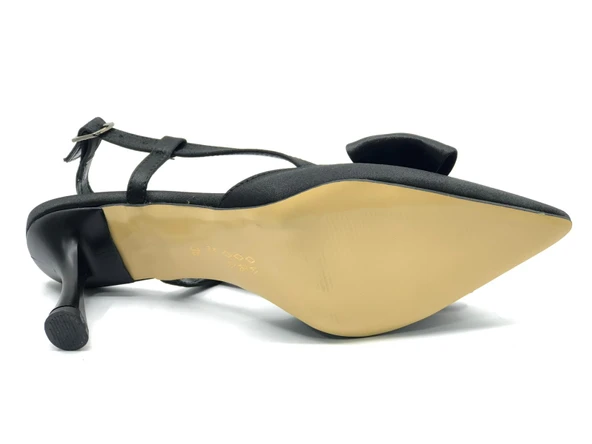 Mehtap Kurdela Detaylı Arkası Açık Stiletto Kadın Topuklu Ayakkabı - Resim 3