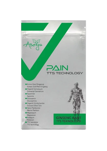 ASELLYA SAĞLIKLI YAŞAM GİNSENG AĞRI BANDI 25'Lİ*4 PAKET - 2