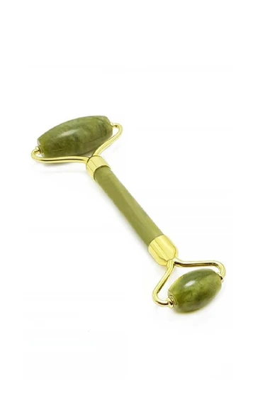 Yeşim Taşı Çift Taraflı Yüz Masaj Aleti Roller Doğal Masaj Aleti Cilt Bakım Doğal Güzellik - 5