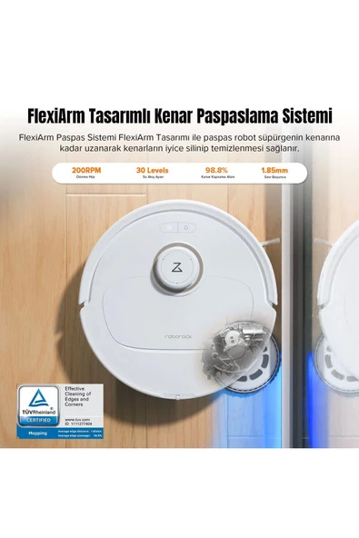 Roborock Qrevo MaxV Çöp İstasyonlu Akıllı Robot Süpürge - Resim 3