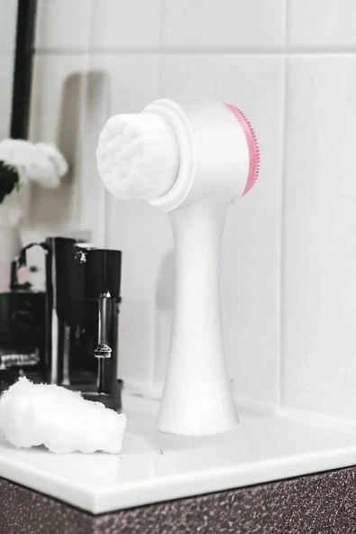 5'li Kabak Lifli Avokado Sabun Yüz Pedi Cilt Temizleme Fırçası Sıkılaştırma Temizleme Peeling Seti - 8