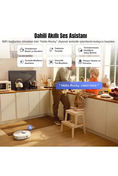 Roborock Qrevo MaxV Çöp İstasyonlu Akıllı Robot Süpürge - Resim 8