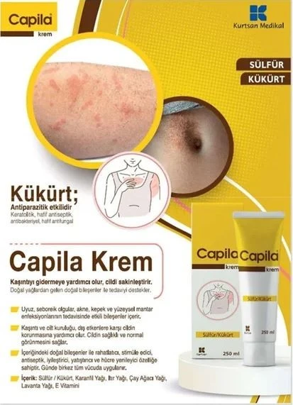 Capila Sülfür Kükürt Krem 250 ml - 2