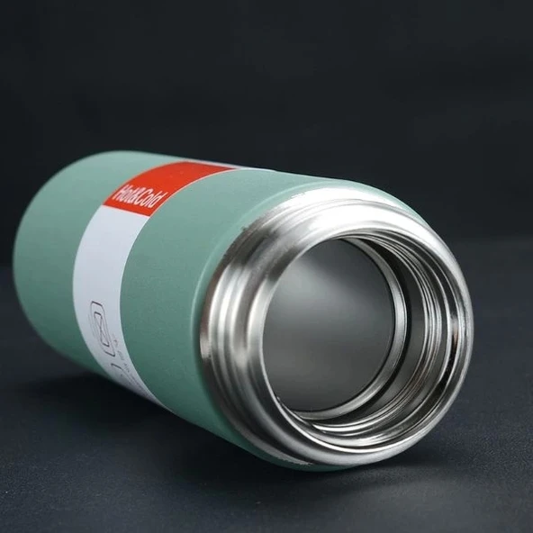 Paslanmaz Çelik Bardaklı Termos Seti 500 ML - Resim 5