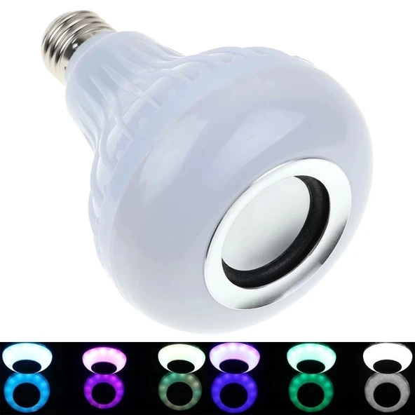 P-028 Kumandalı Bluetooth Led Ampul ürün görseli