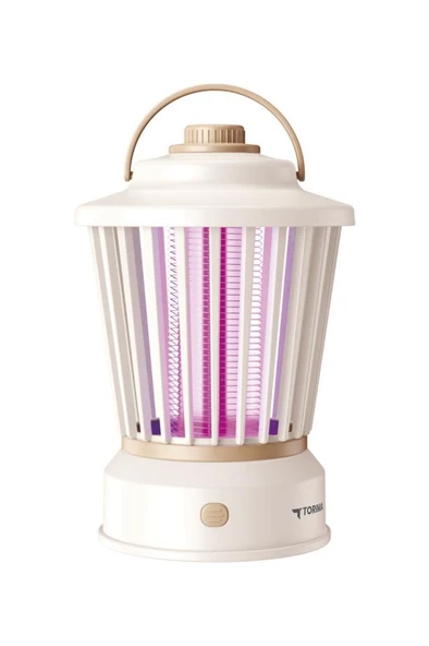 Torima SSK-12 Beyaz Şarjlı Uv Işıklı Elektrikli Sivrisinek Öldürücü Lamba Sinek Kovucu Sineksavar - Resim 2