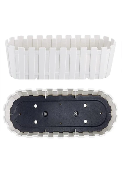 Akasya Çit Balkon Saksı 6 Litre 40 cm - 1