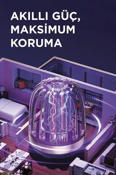 Torima SSK-10 Lacivert Şarjlı Uv Işıklı Elektrikli Sivrisinek Öldürücü Lamba Sinek Kovucu Sineksavar - Resim 4