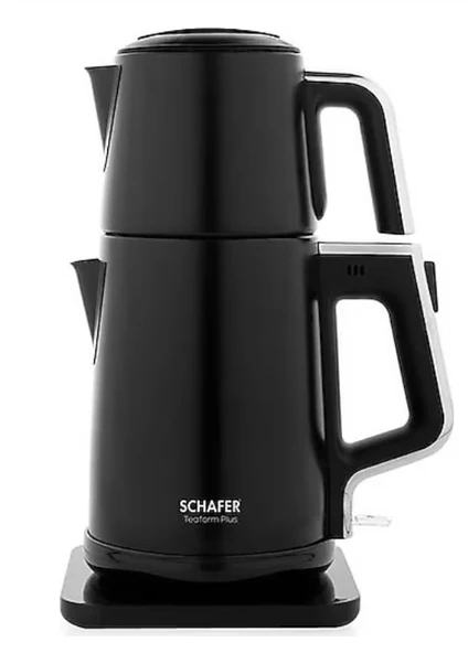 Schafer Teaform Plus 2200 W Çelik Siyah Çay Makinesi