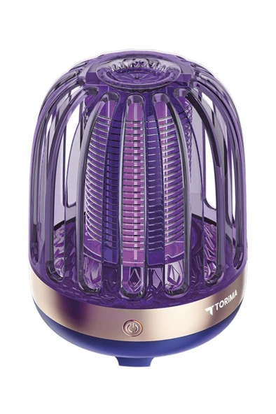 Torima SSK-10 Lacivert Şarjlı Uv Işıklı Elektrikli Sivrisinek Öldürücü Lamba Sinek Kovucu Sineksavar - Resim 2