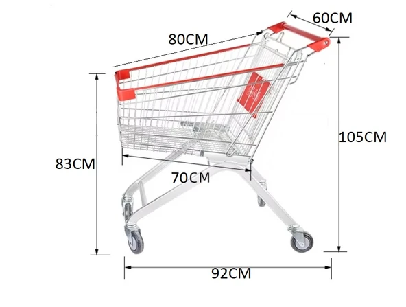 Metal Market Arabası 150 L - 7