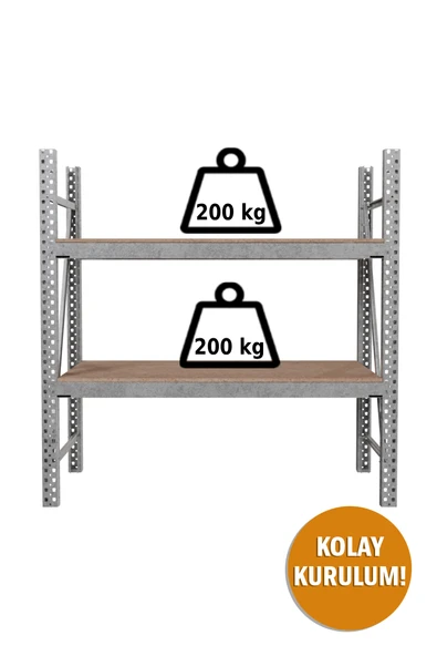 Ağır Yük Raf Ünitesi 2'li H1800 ürün görseli 1