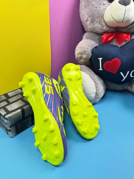 Erkek Çocuk Halısaha  Kranpon Çoraplı Çivili Futbol Spor Ayakkabısı F35KR - 7