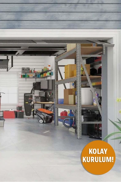 Ağır Yük Raf Ünitesi 180x180x60 cm - Resim 8