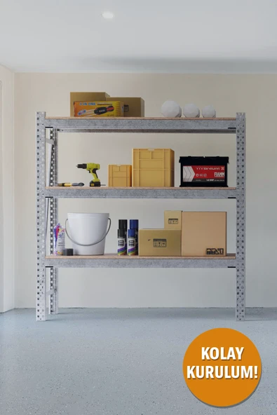 Ağır Yük Raf Ünitesi 180x180x60 cm - Resim 5