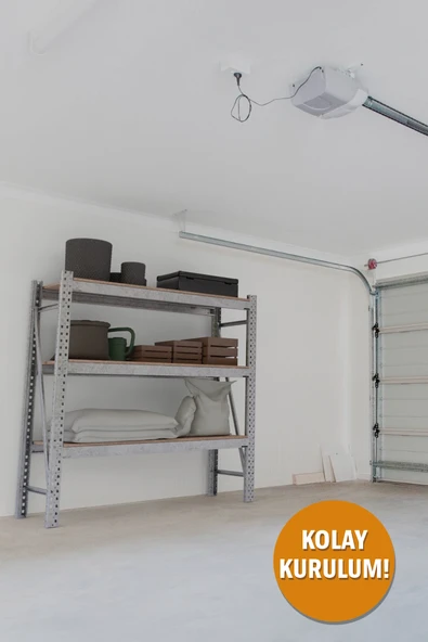 Ağır Yük Raf Ünitesi 180x180x60 cm - Resim 4