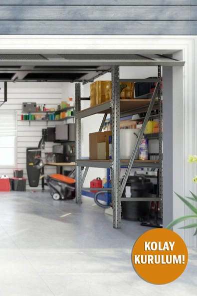 Ağır Yük Raf Ünitesi 2'li H1800 - Resim 6