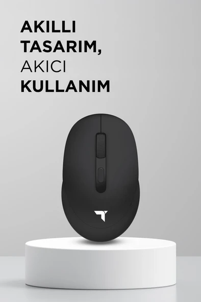 Torima TM-17 Siyah Çift Modlu Sessiz Kablosuz Mouse Fare - Resim 3