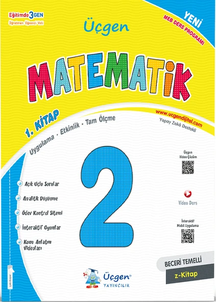 Üçgen 2.Sınıf Maarif Modeli Beceri Temelli Türkçe - Matematik - Paragraf Max (2025-2026) - Resim 2