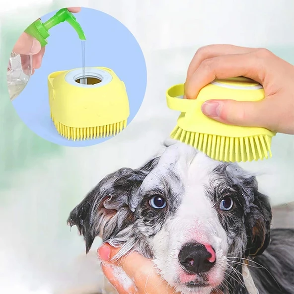 Şampuan Hazneli Kedi Köpek Yıkama Kesesi - 2