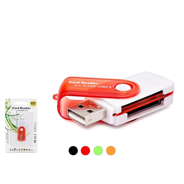 Hadron Hdx7022 Card Reader Usb All In One Çok Renkli ürün görseli