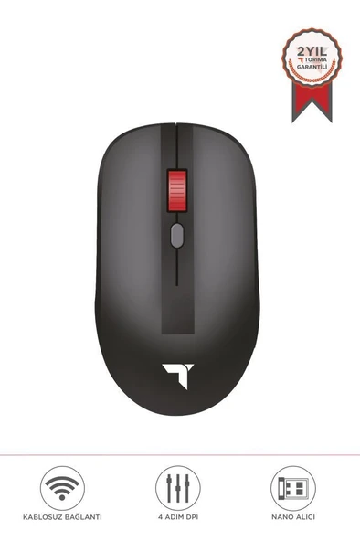 Torima TM-18 Siyah Kablosuz Mouse Fare ürün görseli