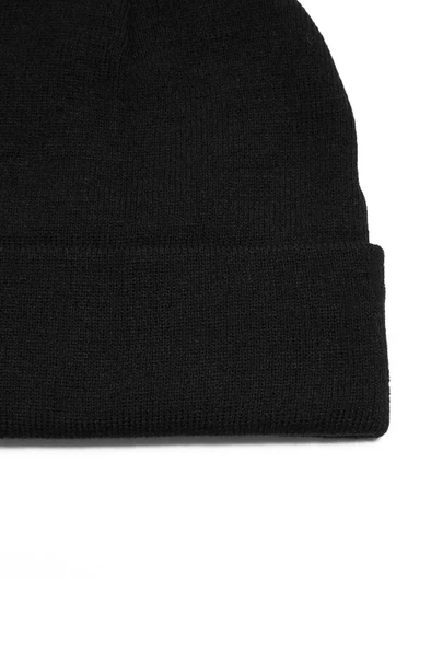 Kadın Katlamalı Basic Bere - Siyah - Resim 3